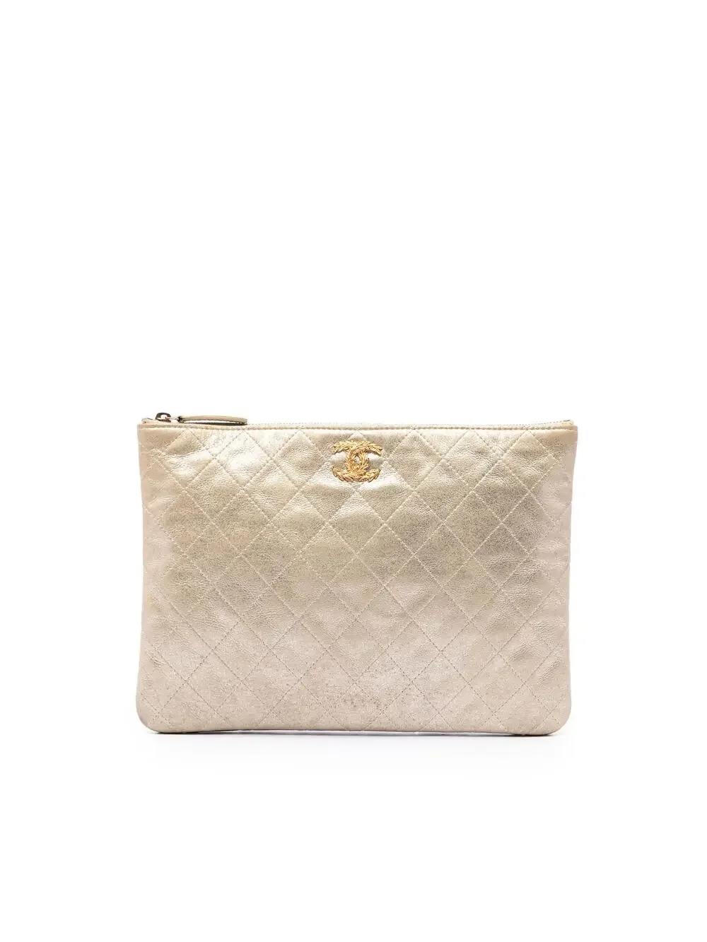 Chanel Medium Quilted Metallic Calfskin #327866C96B